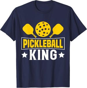 Pickleball King T-Shirt - T-Shirt | Navy