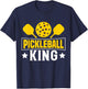 Pickleball King T-Shirt - T-Shirt | Navy