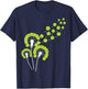 Dandelion Tennis Ball Stuff for Tennis Player | Tennis T-Shirt - T-Shirt | Navy