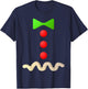 Gingerbread Man Costume Shirt Adult Kids Men Women Cookie T-Shirt - T-Shirt | Navy
