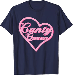 Cunty Queen - Drag Queen T-Shirt - T-Shirt | Navy