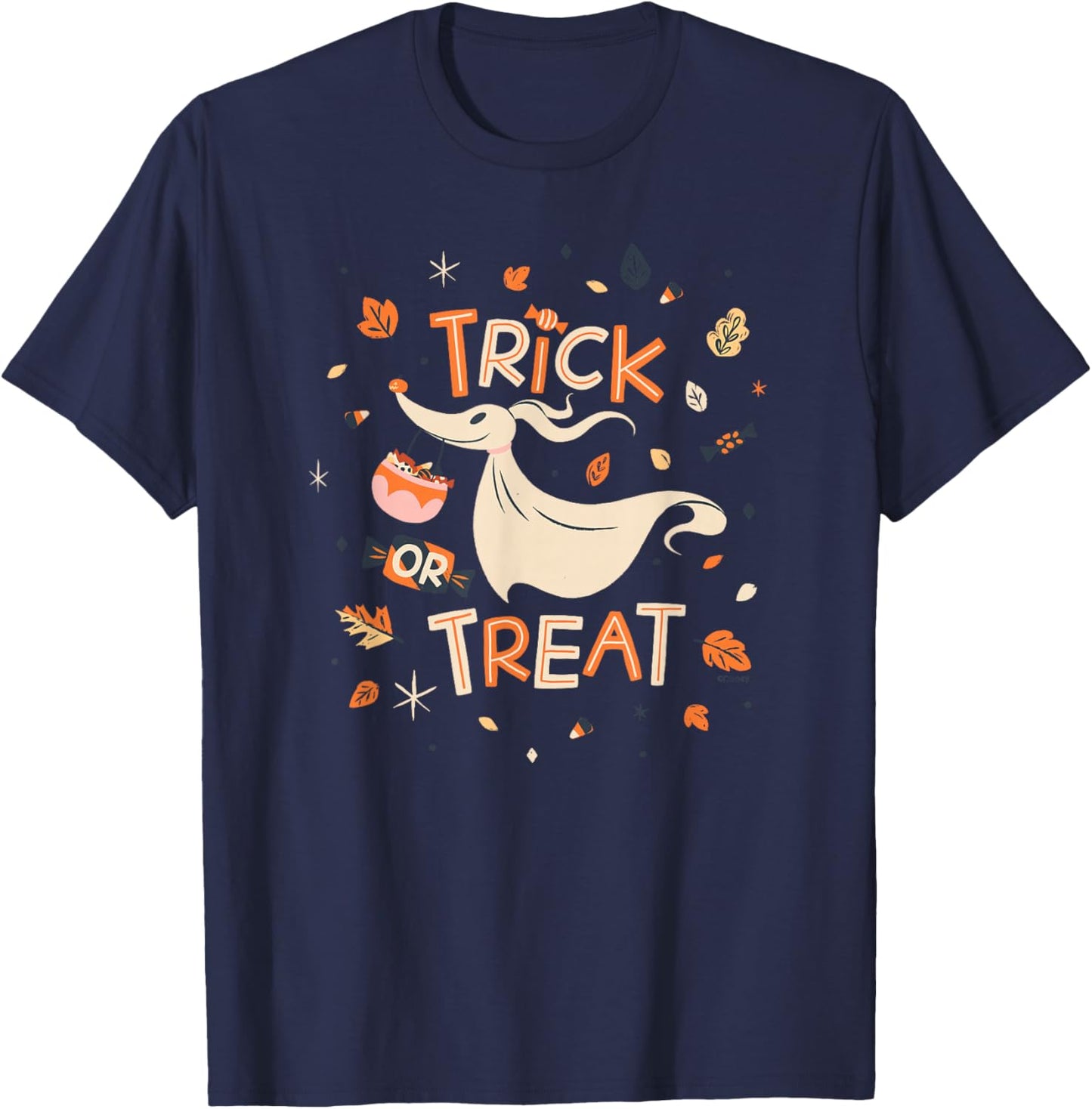 Disney The Nightmare Before Christmas Zero Halloween T-Shirt - T-Shirt | Navy