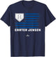 Vintage Flag Gameday Carter Jensen Prospect Baseball Fan T-Shirt - T-Shirt | Navy