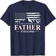 It's Not A Dad BOD It's A Father-Figure American Flag T-Shirt - T-Shirt | Navy