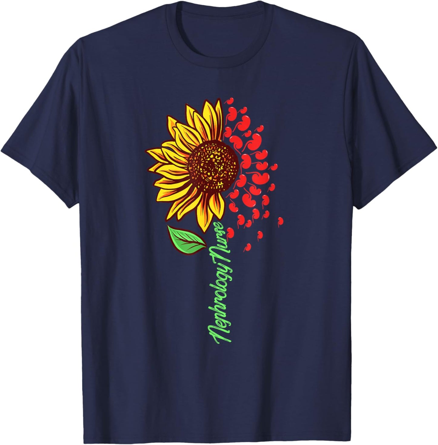 Nephrology Nurse Heart Tools Dialysis Nursing RN T-Shirt - T-Shirt | Navy