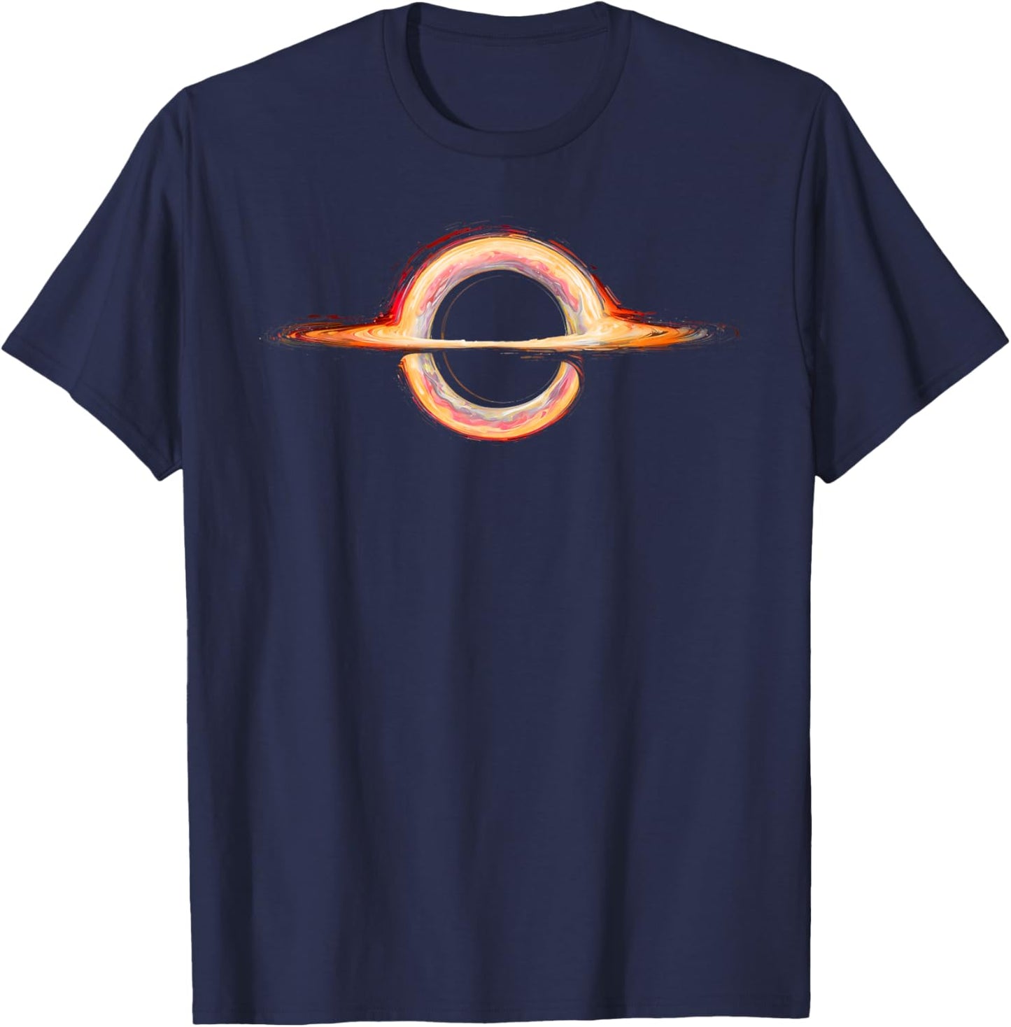 Van Gogh Universe Physics Astrophysicists Gift Black Hole T-Shirt - T-Shirt | Navy