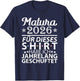 Matura 2026 | Maturant | Maturantin | Abschluss Absolventen T-Shirt - T-Shirt | Navy