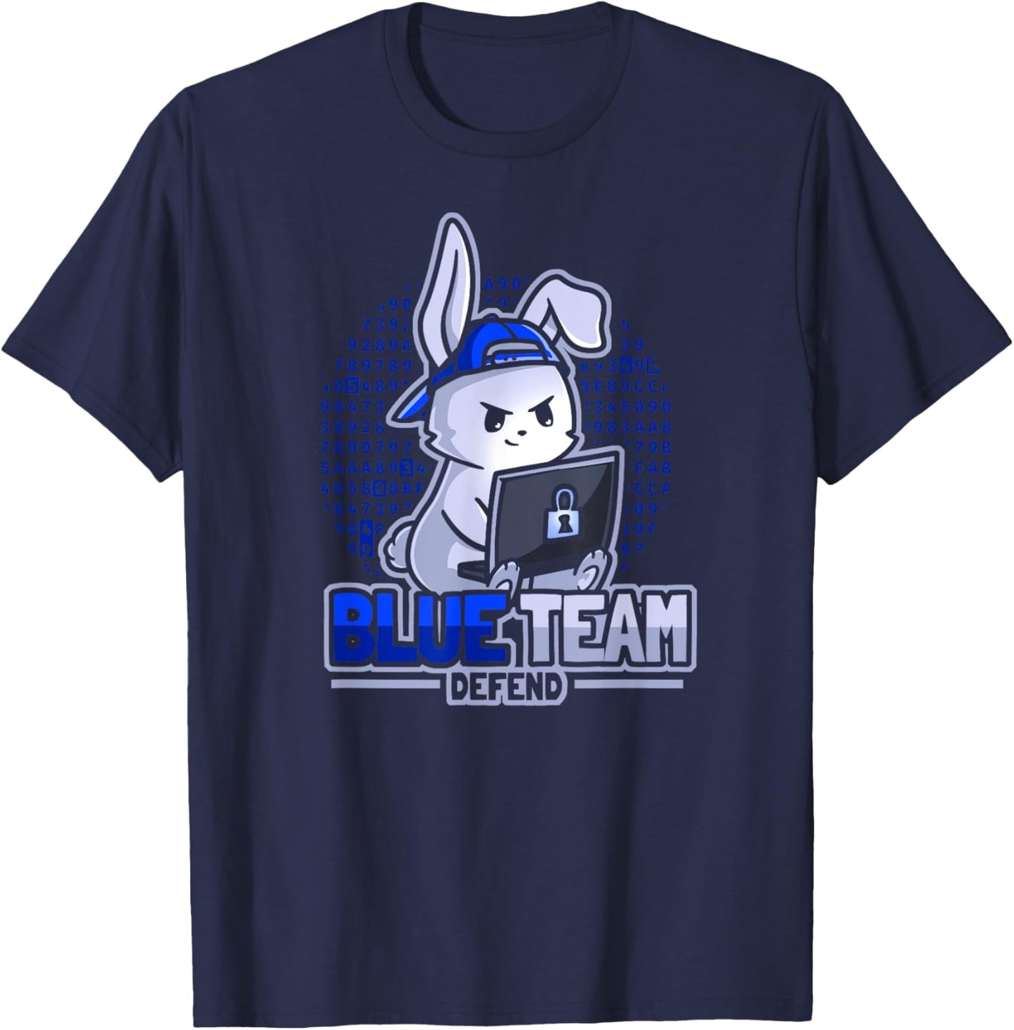 Blue Team Member Cybersecurity - IT Security T-Shirt - T-Shirt | Navy