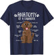 Funny Anatomy Labrador Retriever Chocolate Lab Dog Owner Women Girls Kids T-Shirt - T-Shirt | Navy