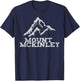 Mount McKinley Hiker Outdoors Camping Nature Hiking T-Shirt - T-Shirt | Navy