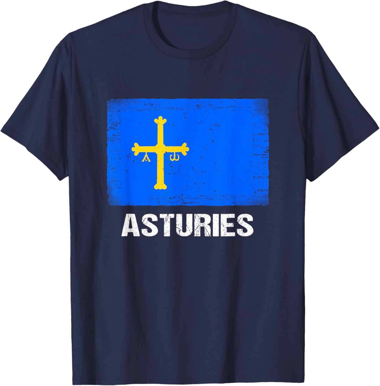 Asturias Flag T-Shirt - T-Shirt | Navy