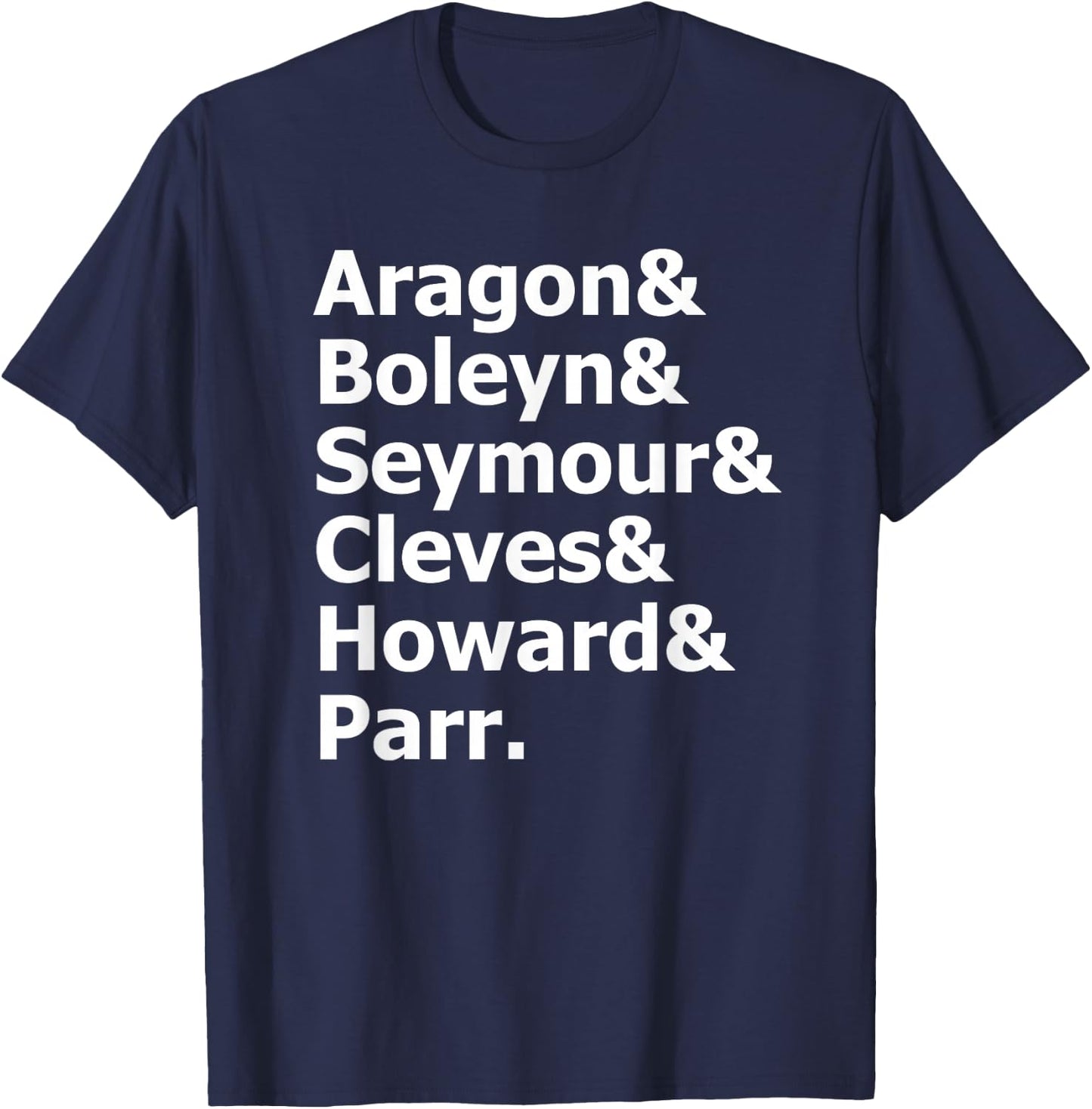 Six Wives of King Henry VIII Anne Boleyn T-Shirt - T-Shirt | Navy