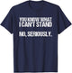 Funny Shirts Bro Adult Handicap Funny Amputee Disabled Wheelchair 3XL Black Short Sleeve Cotton Polyester Classic Fit Casual T-Shirt - T-Shirt | Navy