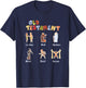 Christian Old Testament Verse Shirt Bible Characters T-Shirt - T-Shirt | Navy