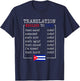 Funny Cuban Spanish Cono Bilingual Slang design T-Shirt - T-Shirt | Navy