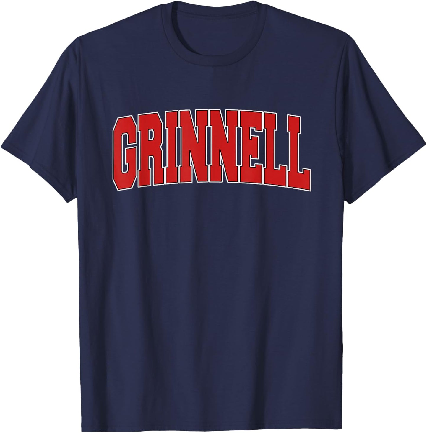GRINNELL IA IOWA Varsity Style USA Vintage Sports T-Shirt - T-Shirt | Navy