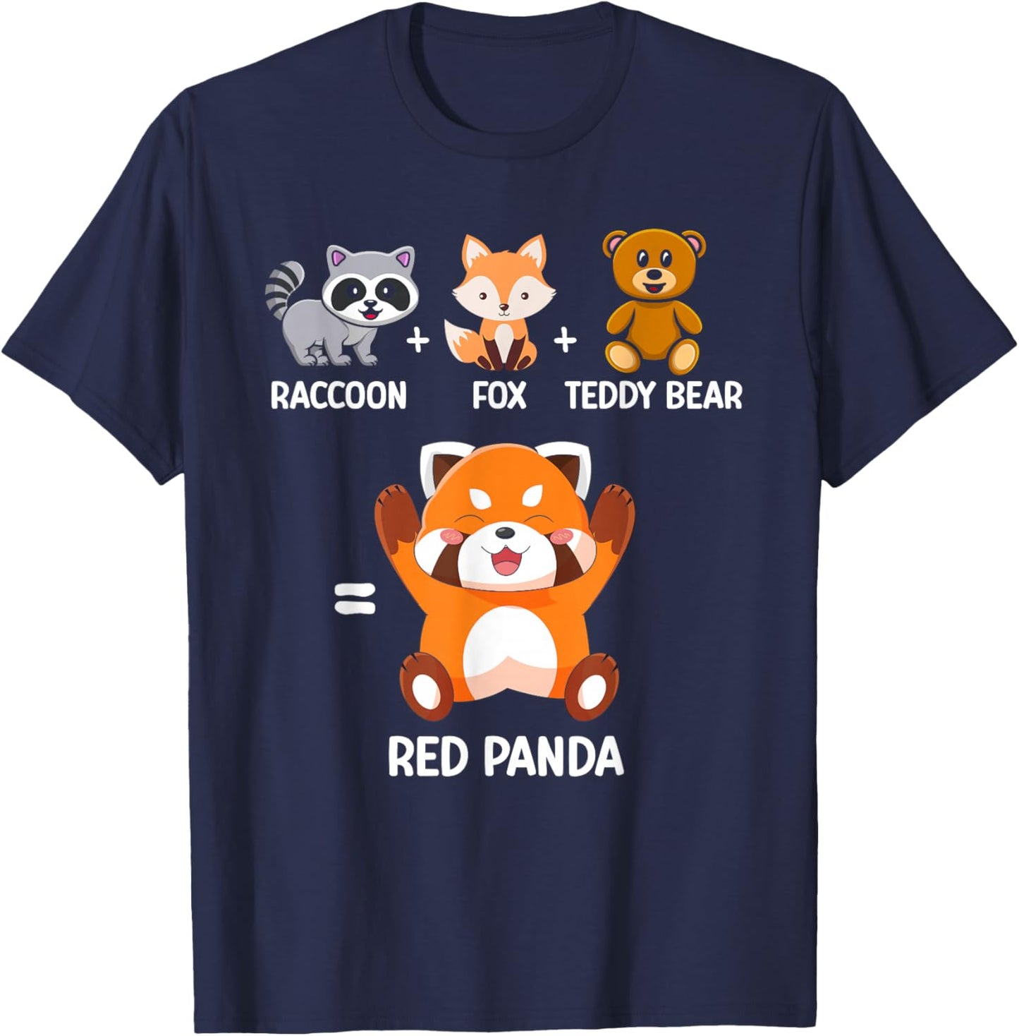 Red Panda kids T-Shirt - T-Shirt | Navy