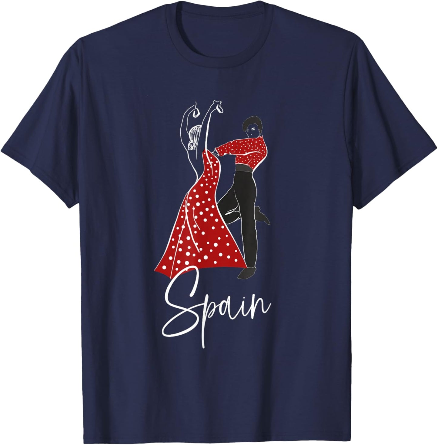 Spain Flamenco T-Shirt - T-Shirt | Navy