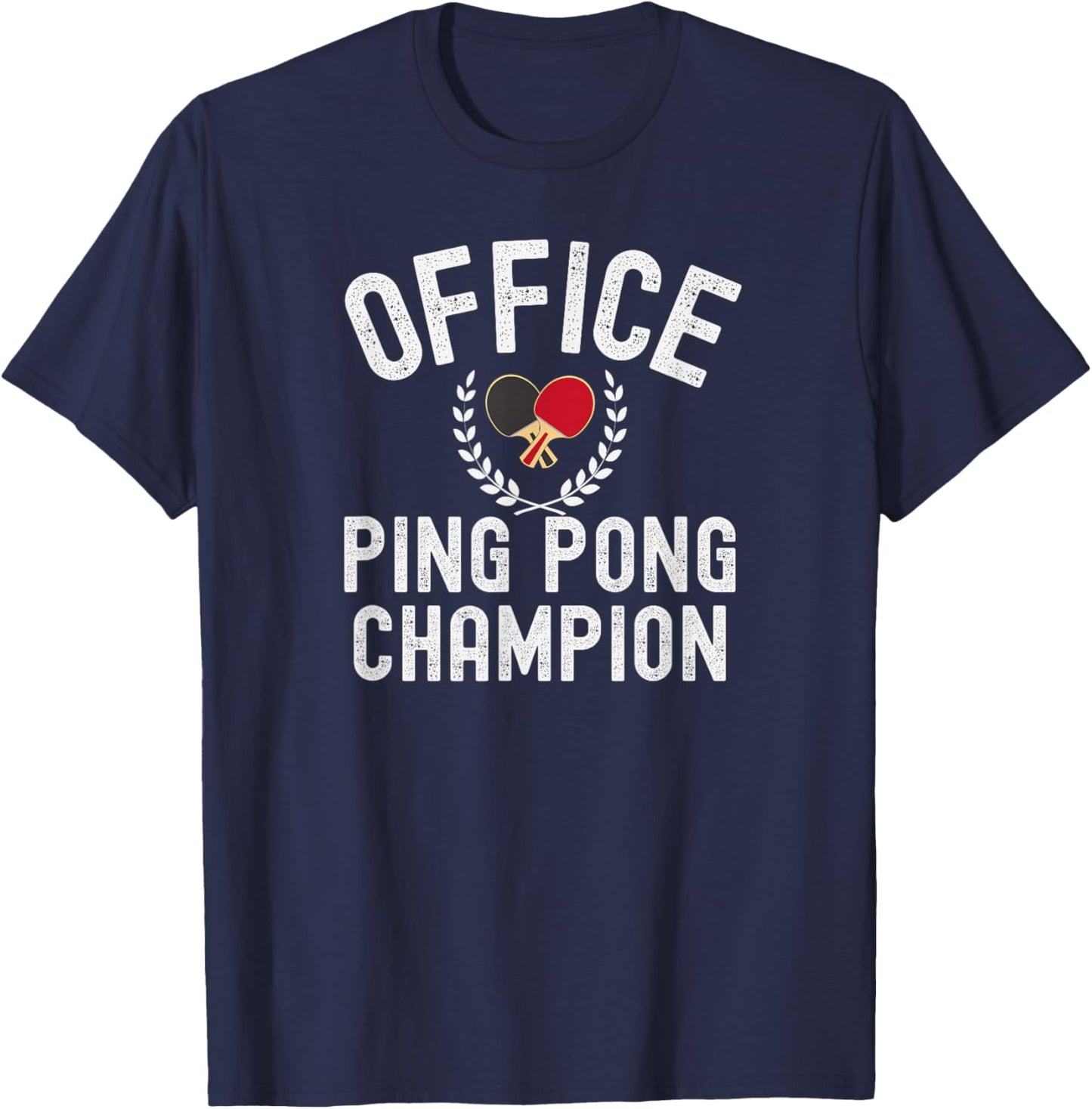Office Ping-Pong Champion Tournoi de Bureau T-Shirt - T-Shirt | Navy