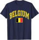 Belgium Flag T-Shirt - T-Shirt | Navy