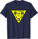 Hiking trail courtesy, horse, biking, walking T-Shirt - T-Shirt | Navy