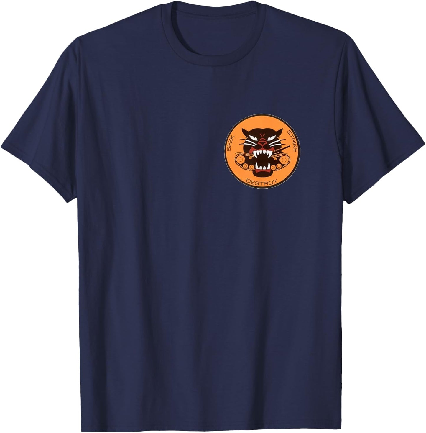 WW2 Tank Destroyer Division Panther Patch Army Military Gift T-Shirt - T-Shirt | Navy