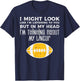 Fantasy Football Might Look Listening Lineup Men Women Kids T-Shirt - T-Shirt | Navy