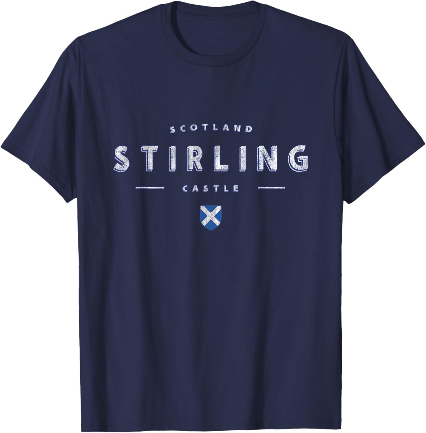 Stirling Castle Scotland T-Shirt - T-Shirt | Navy