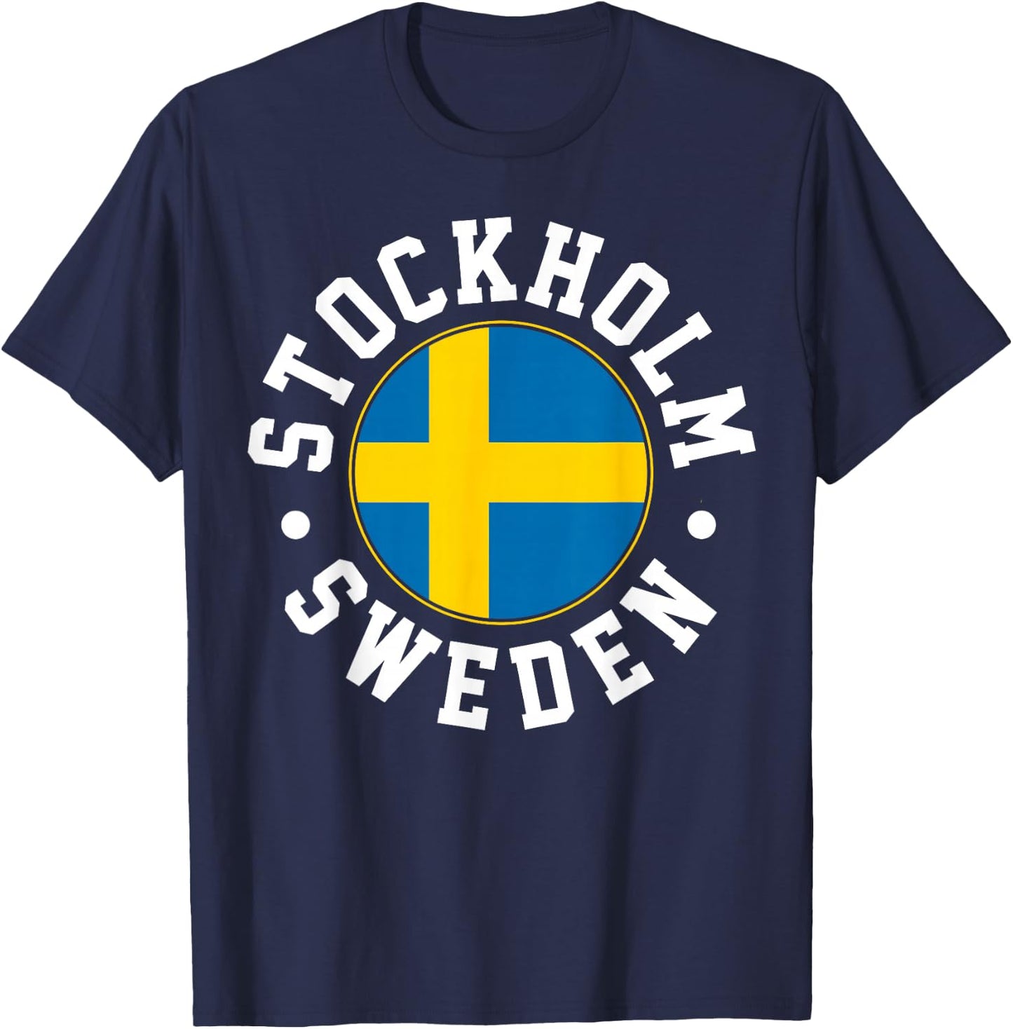 Stockholm Sweden T-Shirt - T-Shirt | Navy