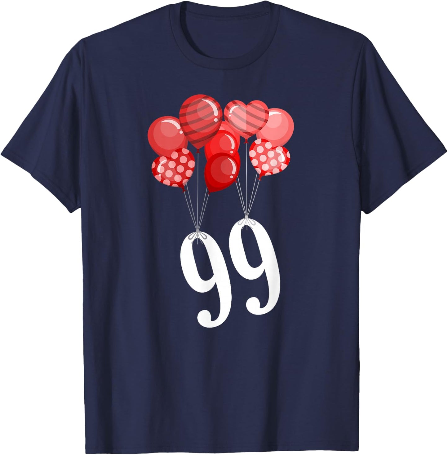 99 Balloons T-Shirt - T-Shirt | Navy