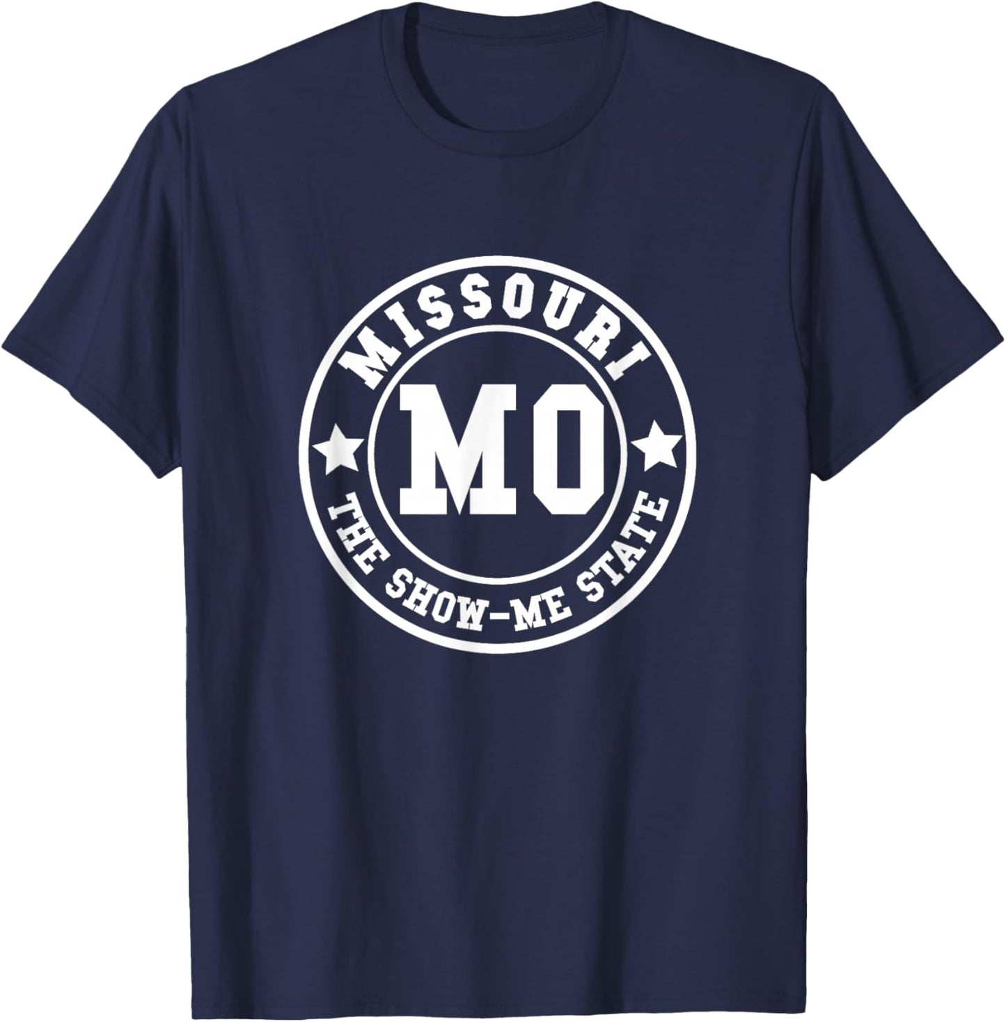 Missouri - Athletic Throwback Design - Classic T-Shirt - T-Shirt | Navy