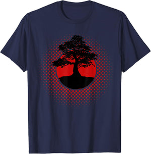 Bonsai Tree Japanese Zen Master Gift T-Shirt - T-Shirt | Navy