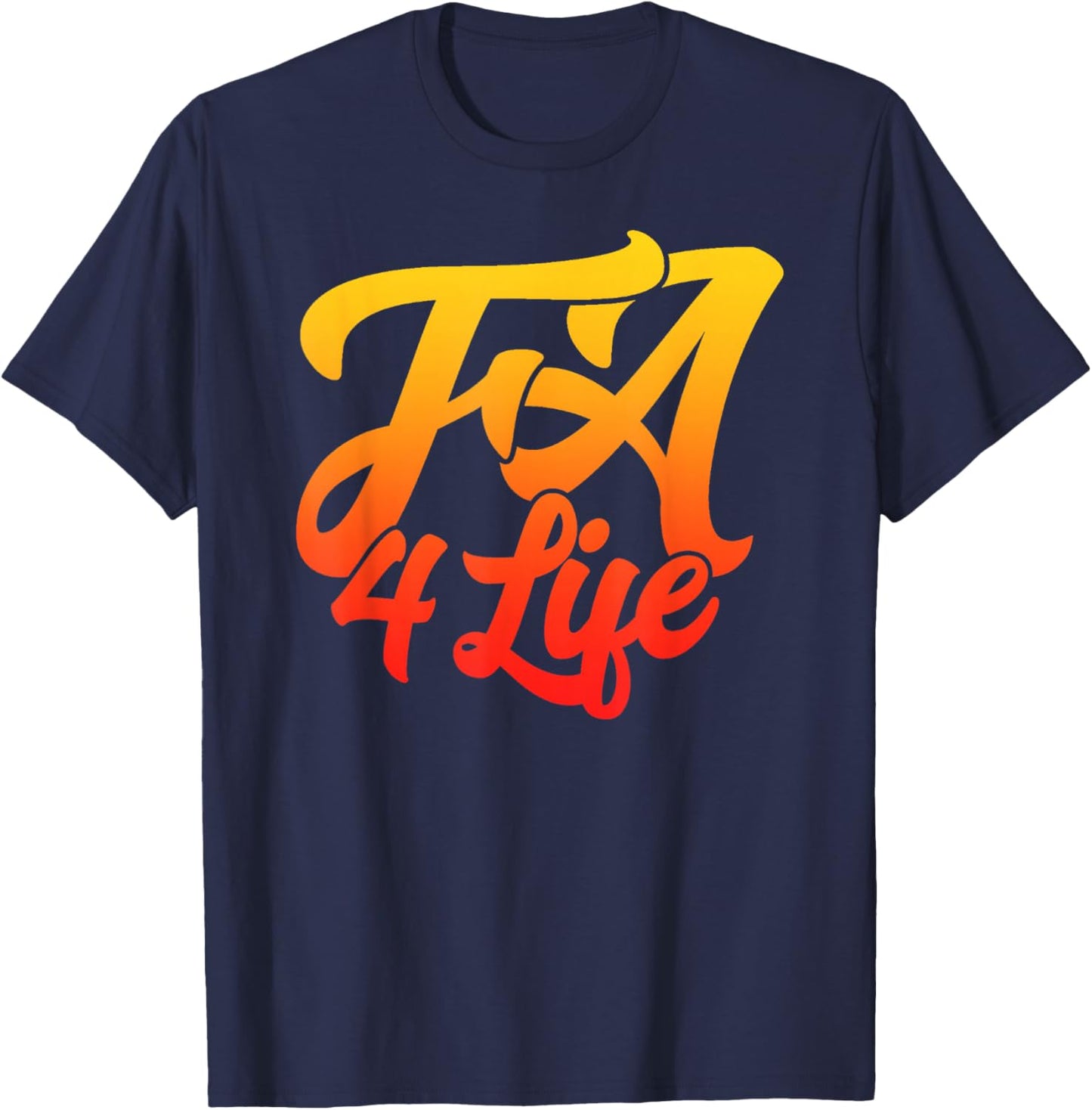 FA 4 LIFE - Coach Gang Wear - Black Graphic - Vintage Logo T-Shirt - T-Shirt | Navy