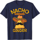 Nacho Average Ginger Mexican Redhead Cinco De Mayo Fiesta T-Shirt - T-Shirt | Navy