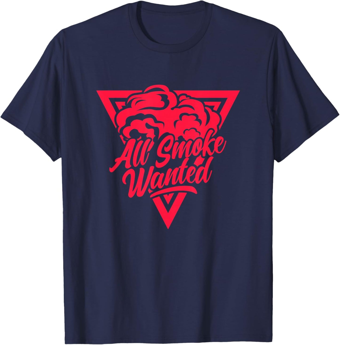 Concrete And Luxury All Smoke Wanted Infrared T-Shirt - T-Shirt | Navy