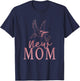 Disney Dumbo New Mom Cute Big Chest Text Logo T-Shirt - T-Shirt | Navy