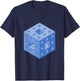 Menger Sponge Math Professor Teacher Mathematics Gift T-Shirt - T-Shirt | Navy