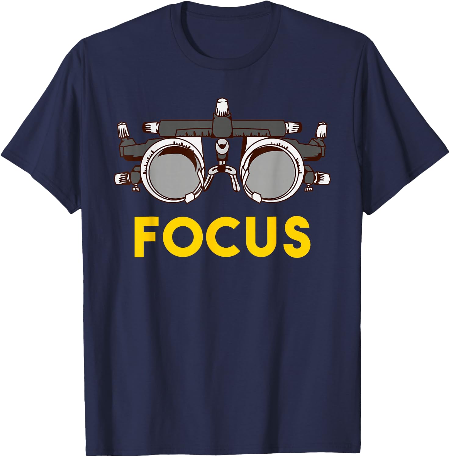 Born to Be an Optometrist | Phoropter Gift Funny Eye Oculist T-Shirt - T-Shirt | Navy