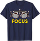 Born to Be an Optometrist | Phoropter Gift Funny Eye Oculist T-Shirt - T-Shirt | Navy