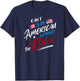 Can't Say American without the Rican, Puerto Rico Flag T-Shirt - T-Shirt | Navy