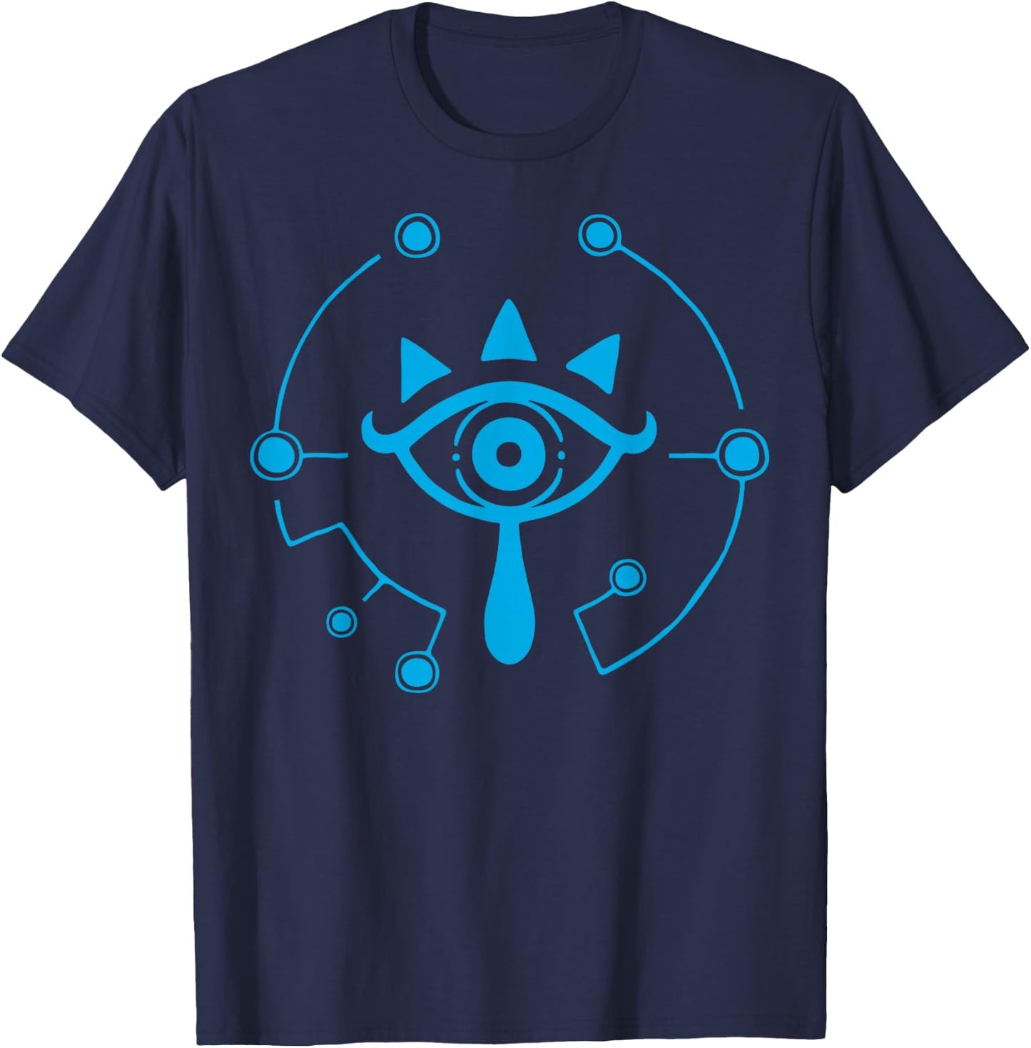 The Legend Of Zelda Breath Of The Wild Sheikah Eye T-Shirt - T-Shirt | Navy