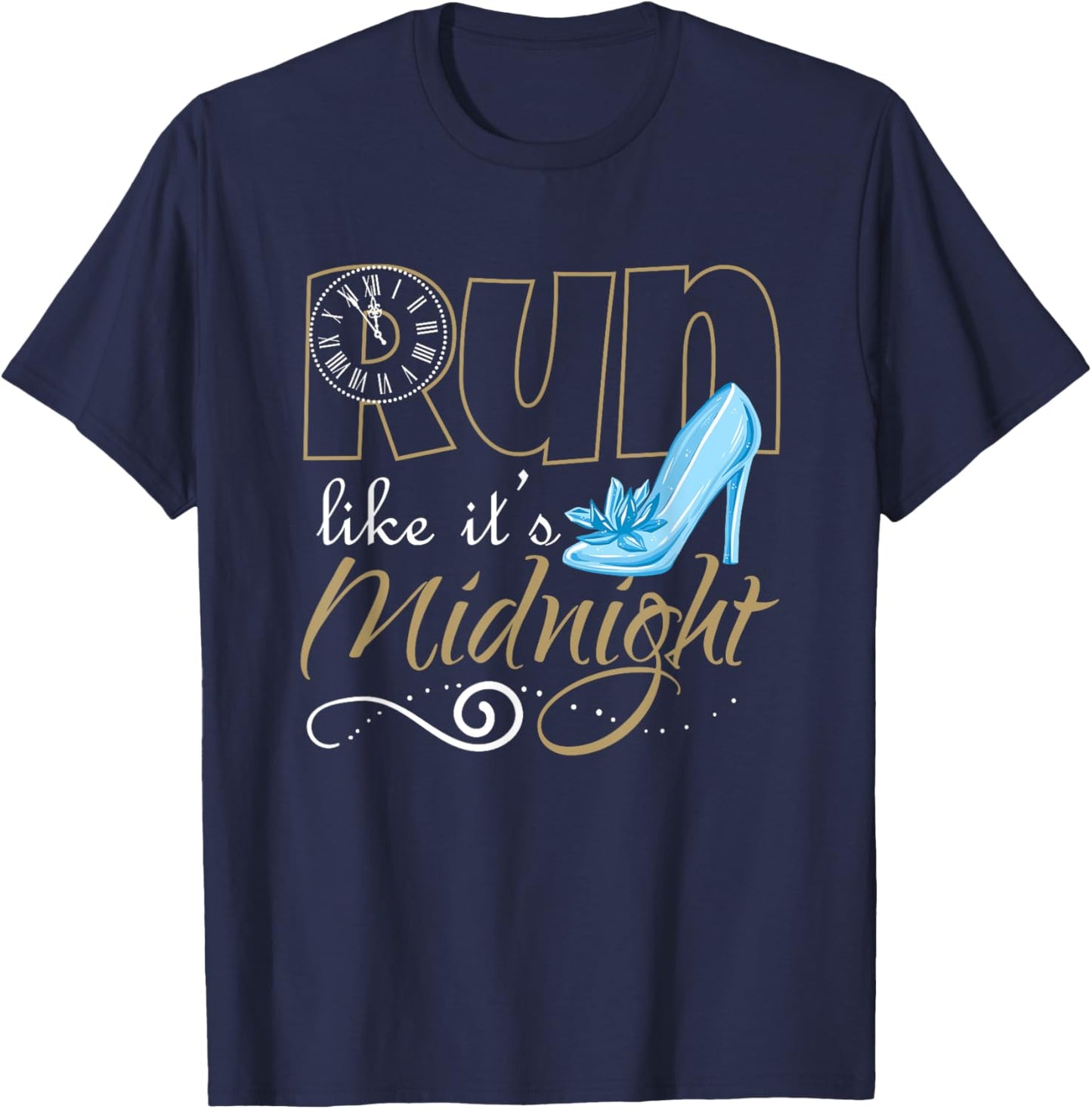 Running Funny Run Like It's Midnight T-Shirt - T-Shirt | Navy