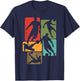 Soccer for Soccer Player | Retro Boys Soccer T-Shirt - T-Shirt | Navy