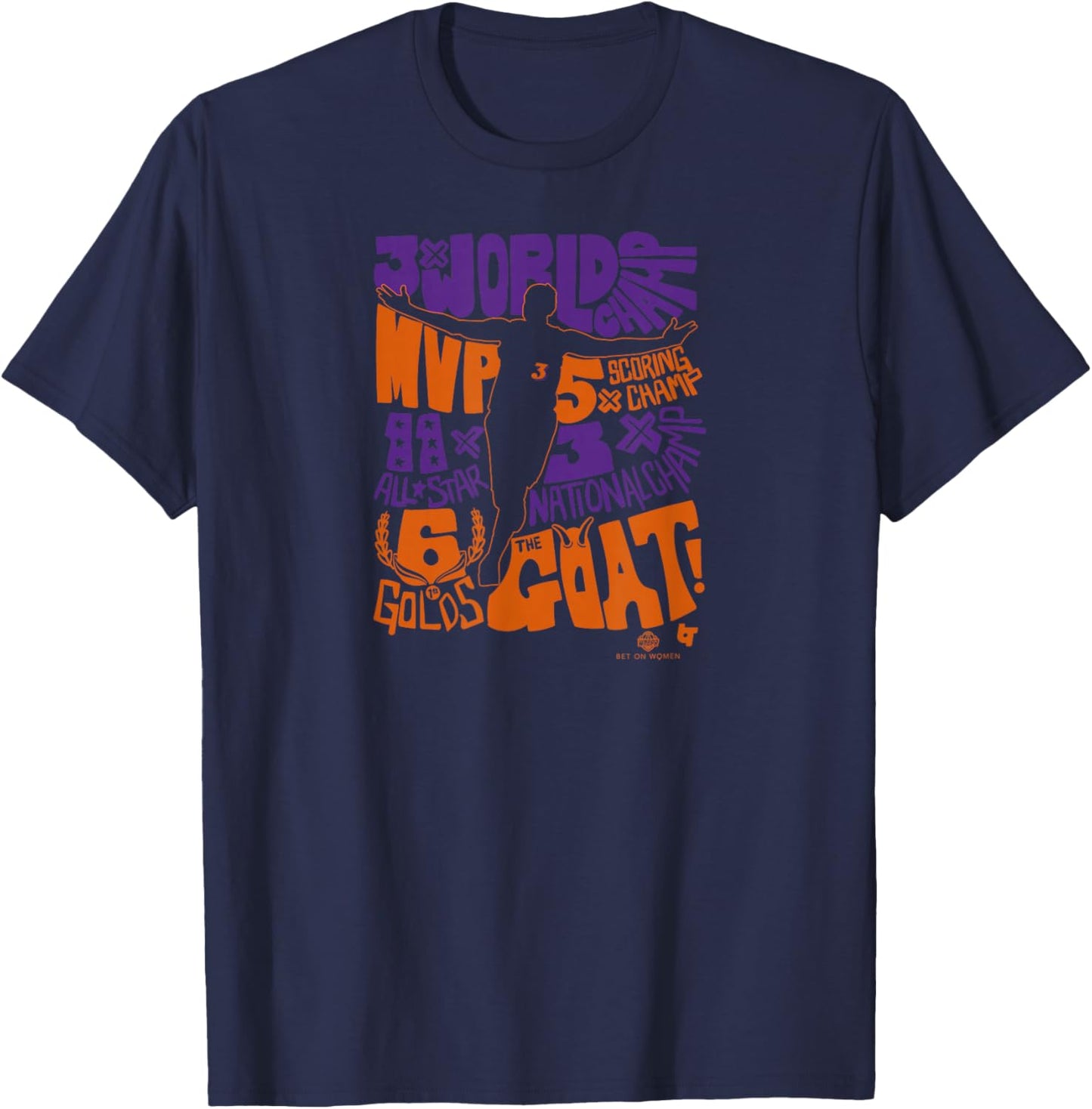 Diana Taurasi - GOAT Things - Phoenix Basketball T-Shirt - T-Shirt | Navy