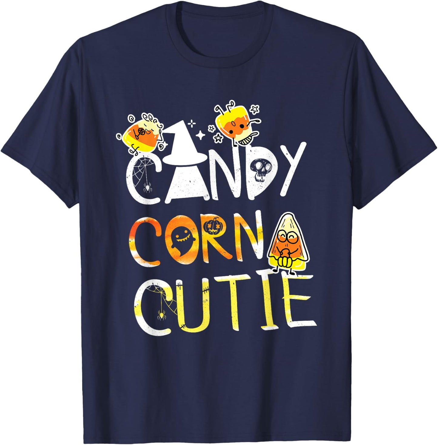 Candy Corn Cutie - Halloween Costume - 2020 National Day T-Shirt - T-Shirt | Navy