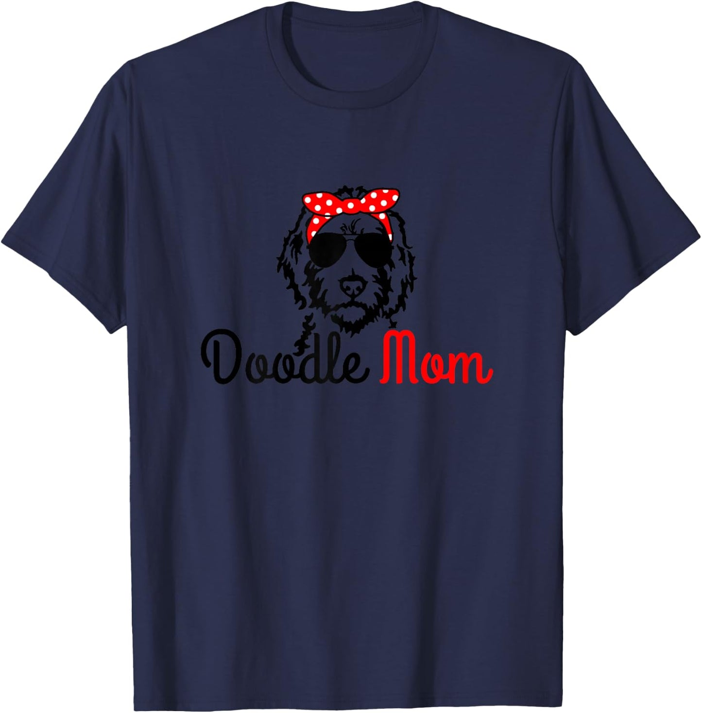 Doodle Mom Goldendoodle Labradoodle Dog Golden Doodle Gift T-Shirt - T-Shirt | Navy