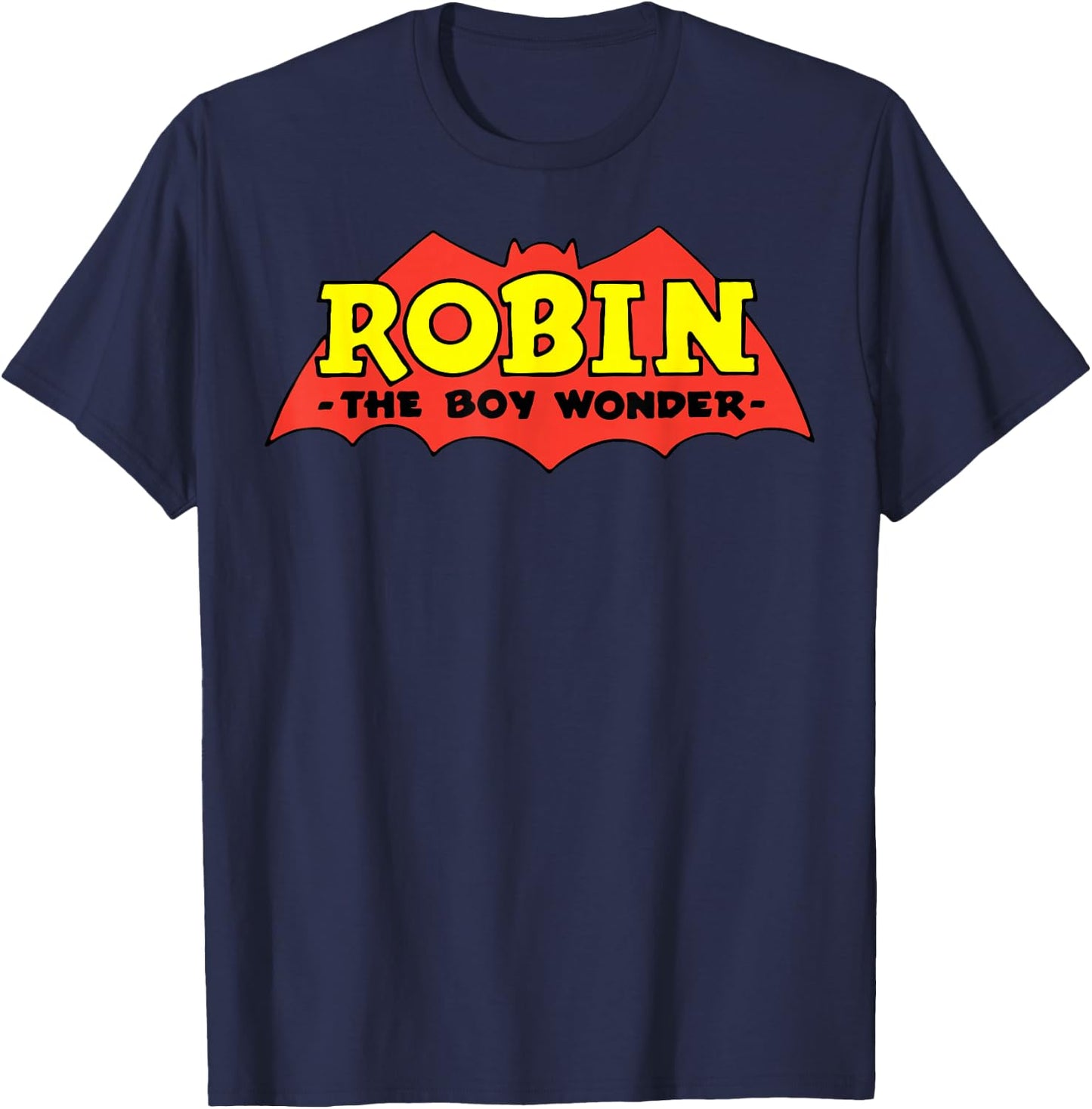 DC Comics Robin The Boy Wonder Classic Logo T-Shirt - T-Shirt | Navy