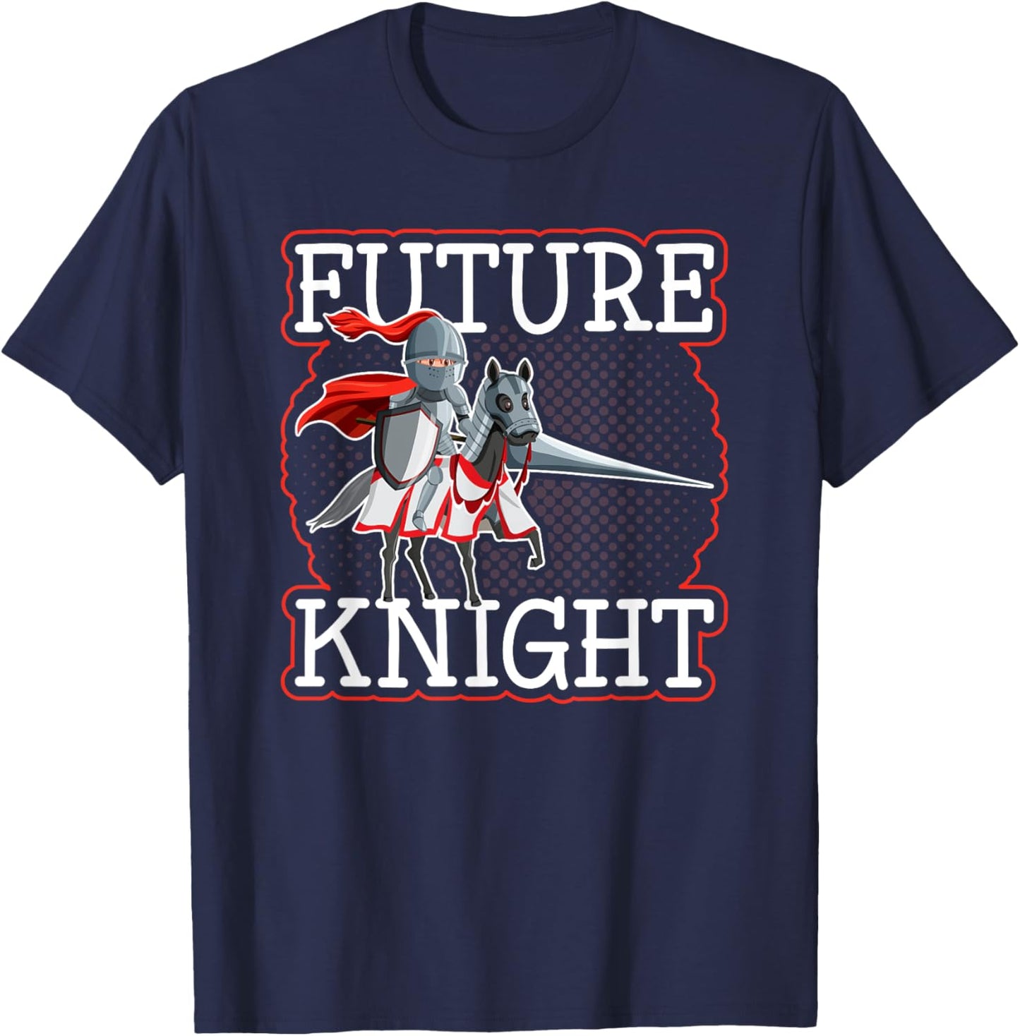 Medieval Renaissance Festival, Future Knight Kids Ren Faire T-Shirt - T-Shirt | Navy