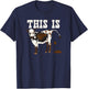 This is BS Shirt, Bullshit, Bull Crap, Bullcrap T-Shirt - T-Shirt | Navy
