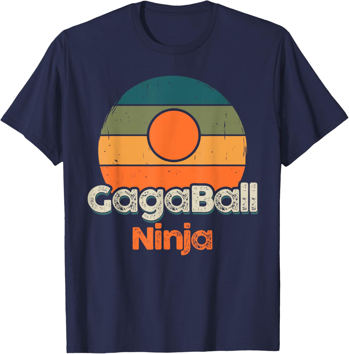 Gaga Balls Funny Dodgeball Sports Boys Girls Gaga Ball T-Shirt - T-Shirt | Navy